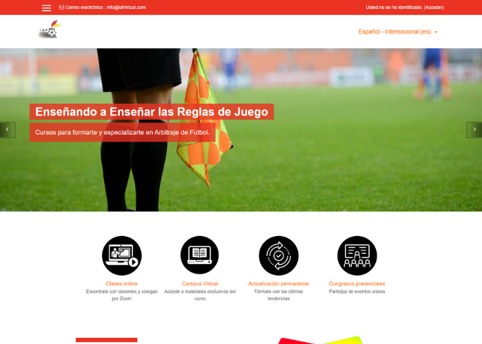 Administración de plataforma e-learning Moodle