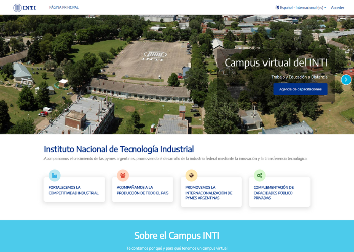 Implementación de plataforma e-learning Moodle